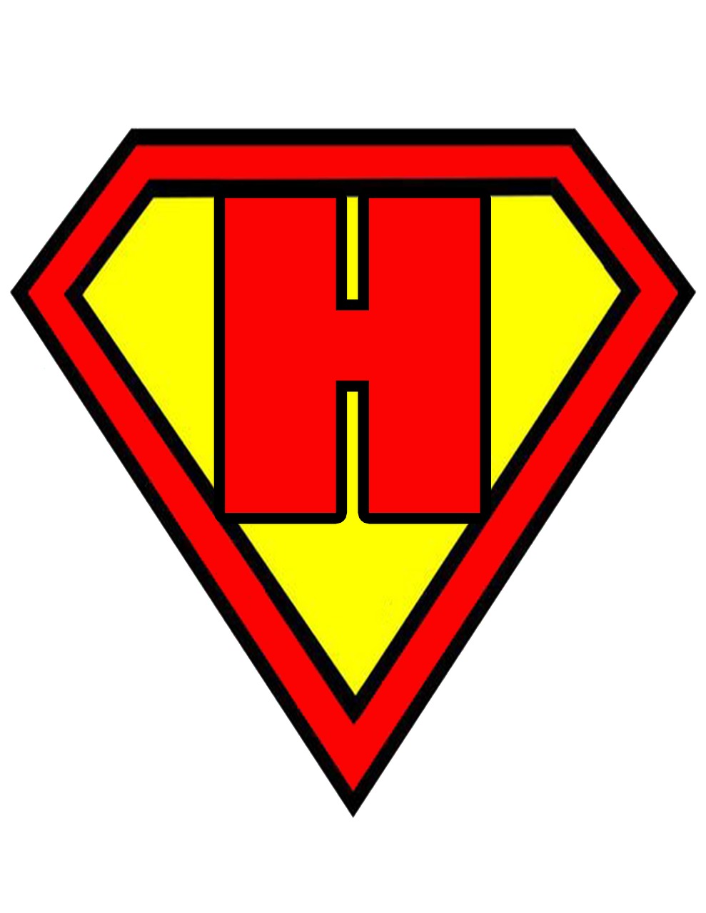 letter h superman free photo