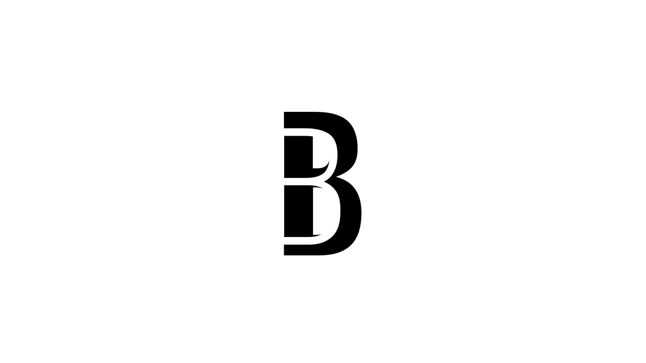 letter b logo free photo