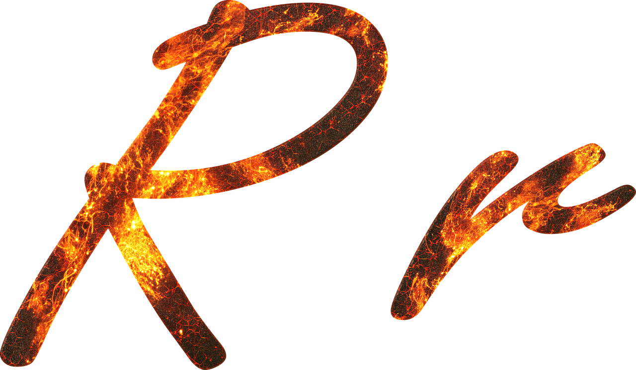 letter  r  fire free photo