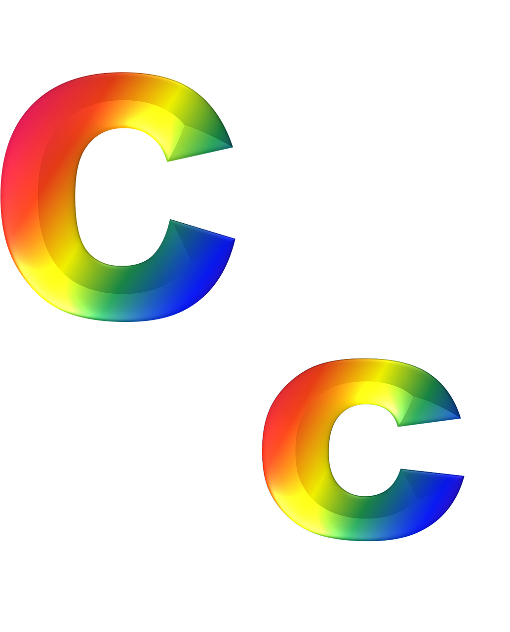 letter c 3d free photo