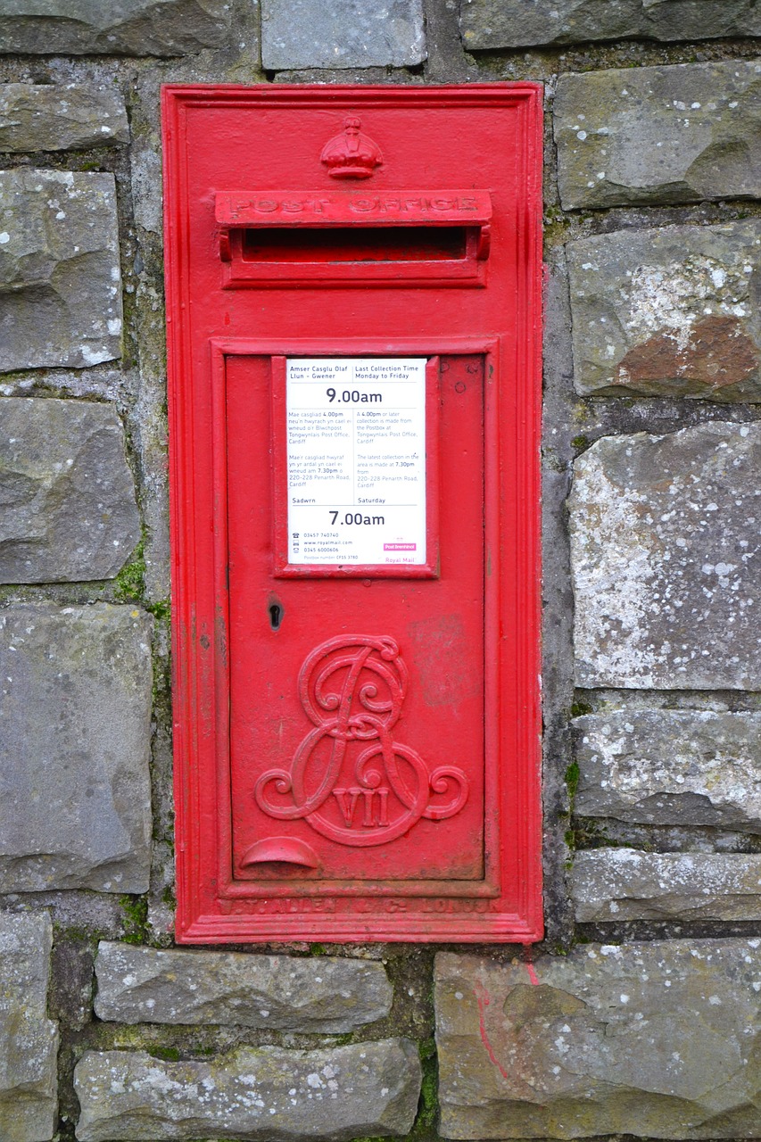 letter box red postal free photo