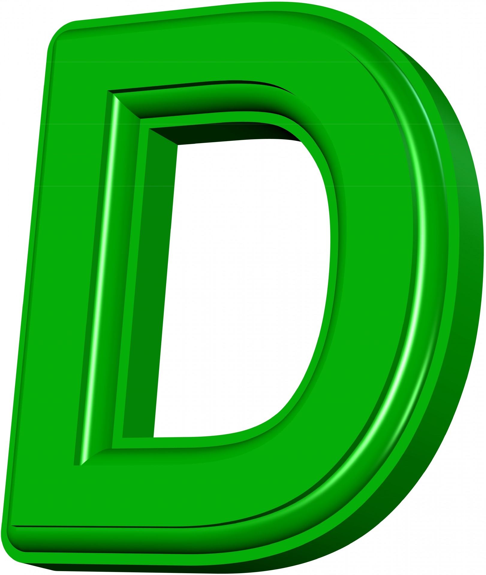 green letter d alphabet free photo