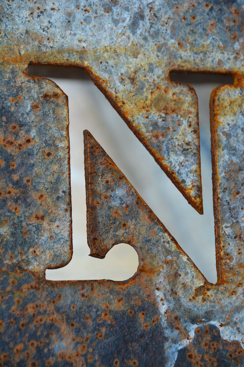 letter n n alphabet free photo