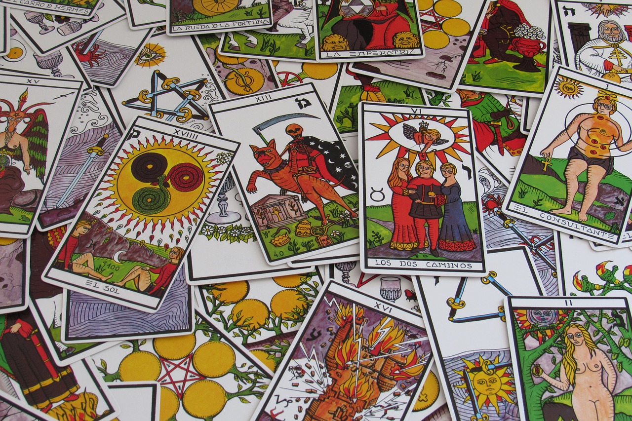 letters fortune telling card games free photo