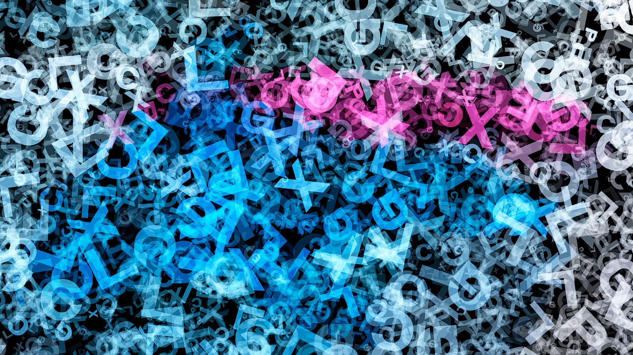 letters chaos background free photo