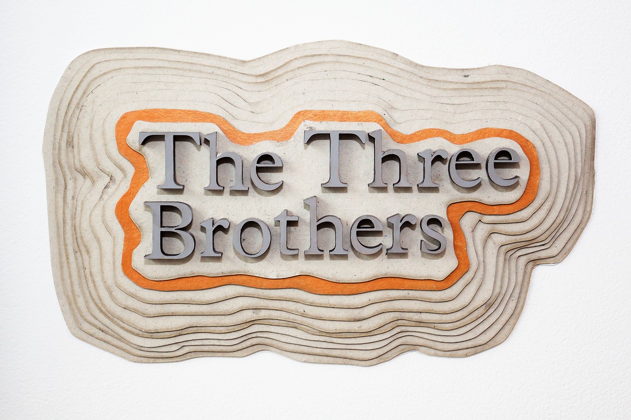 letters text the three brothers free photo