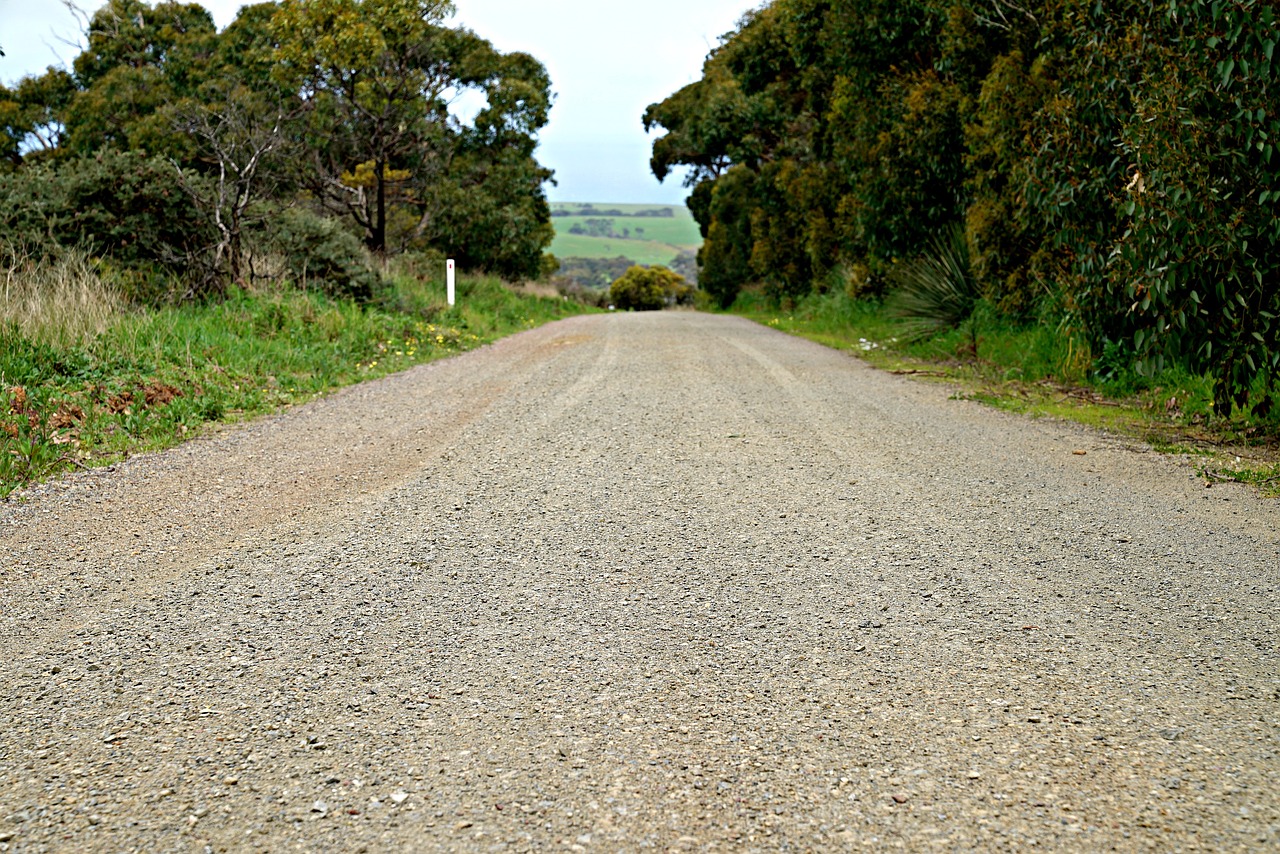 leveled country road no traffic free photo