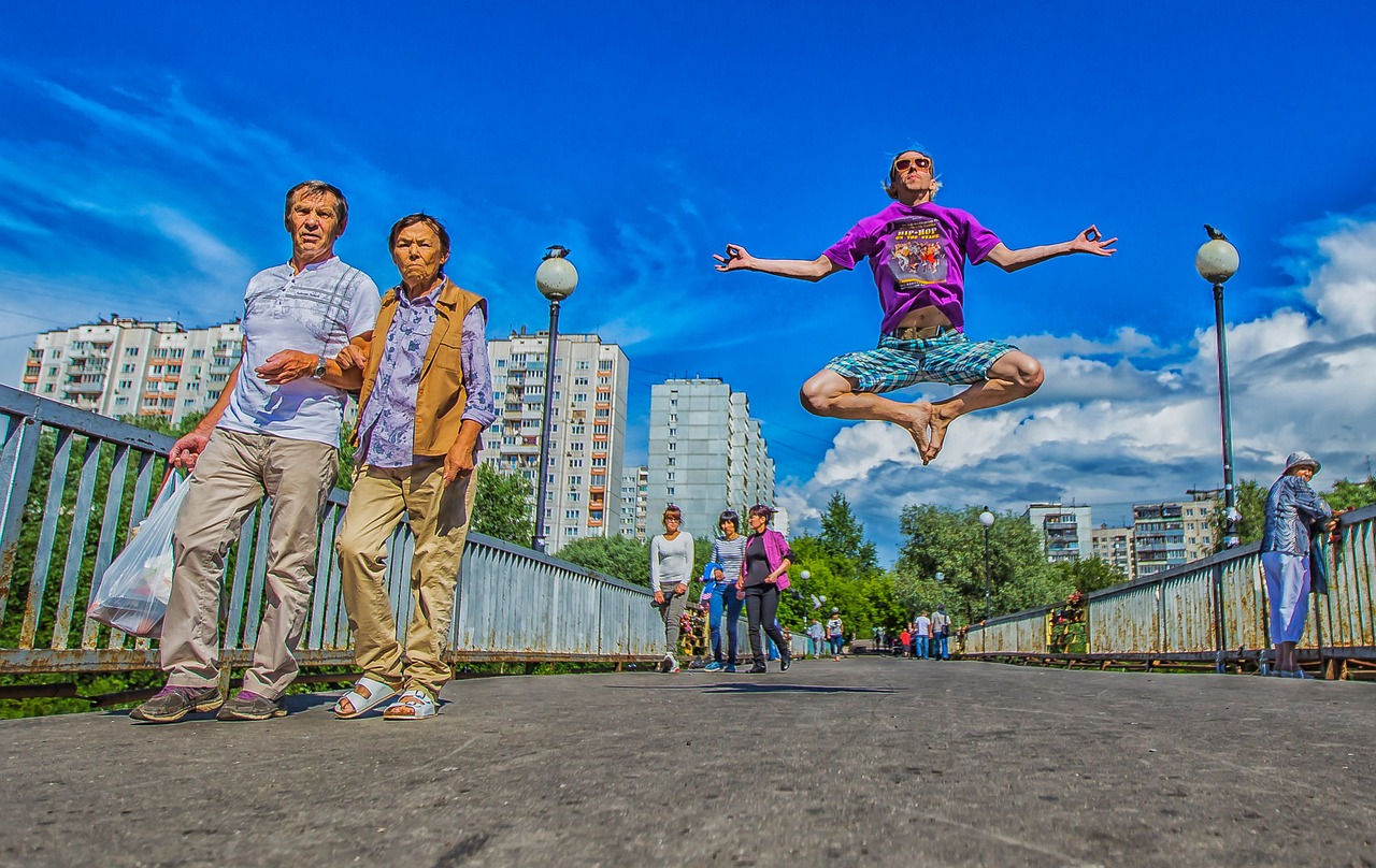 levitation summer bridge free photo