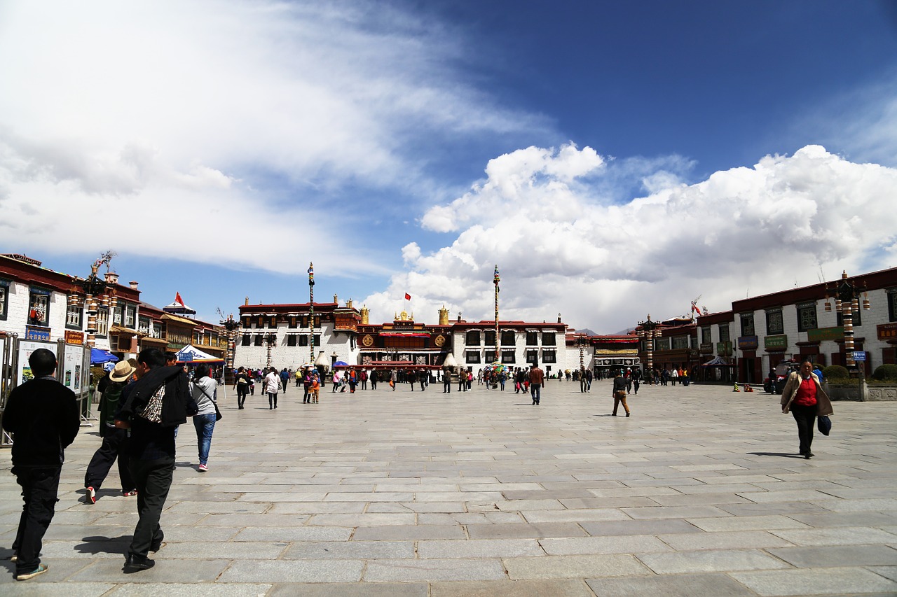 lhasa tibet jokhang temple free photo