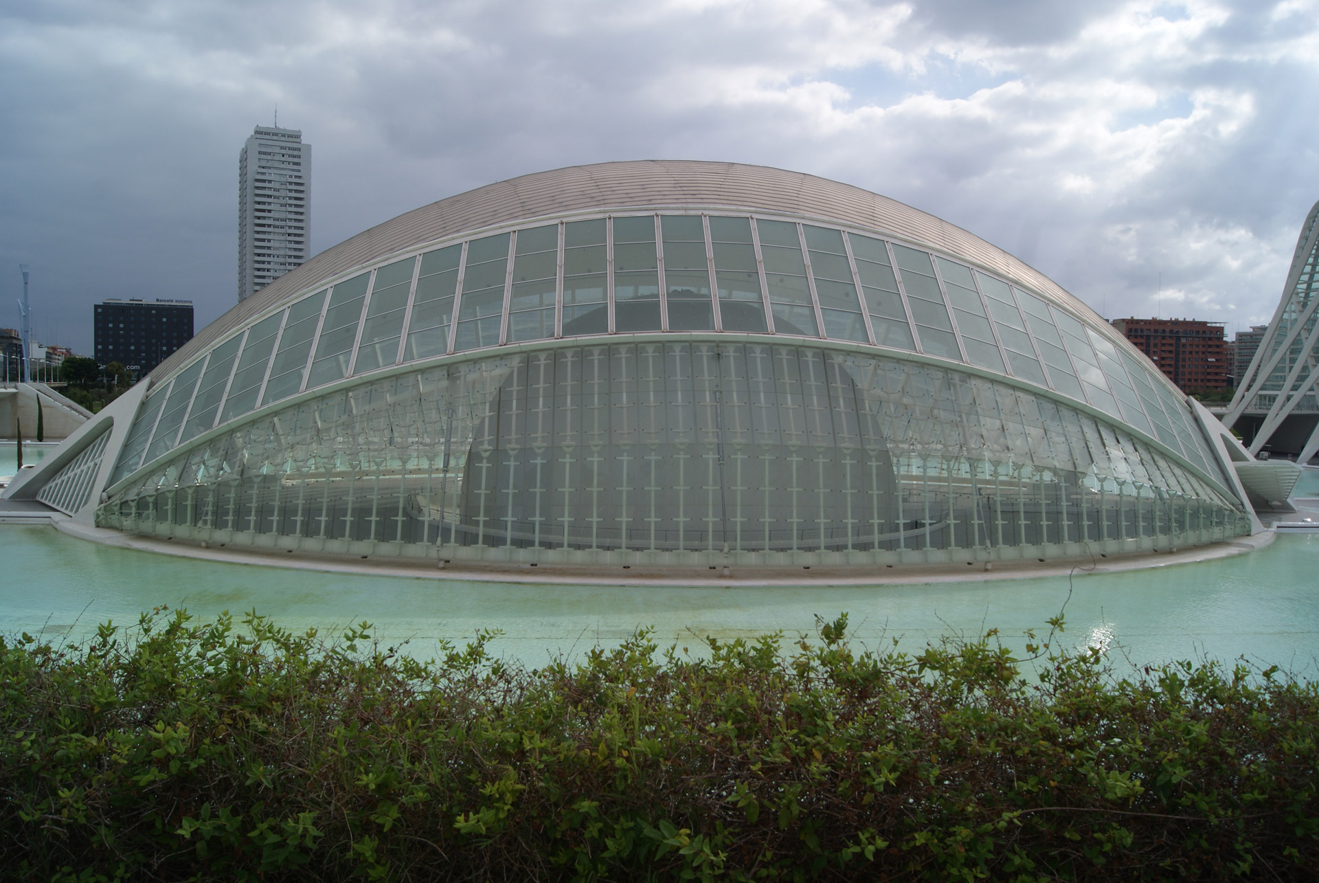 city of arts and sciences building tourism architecture free photo