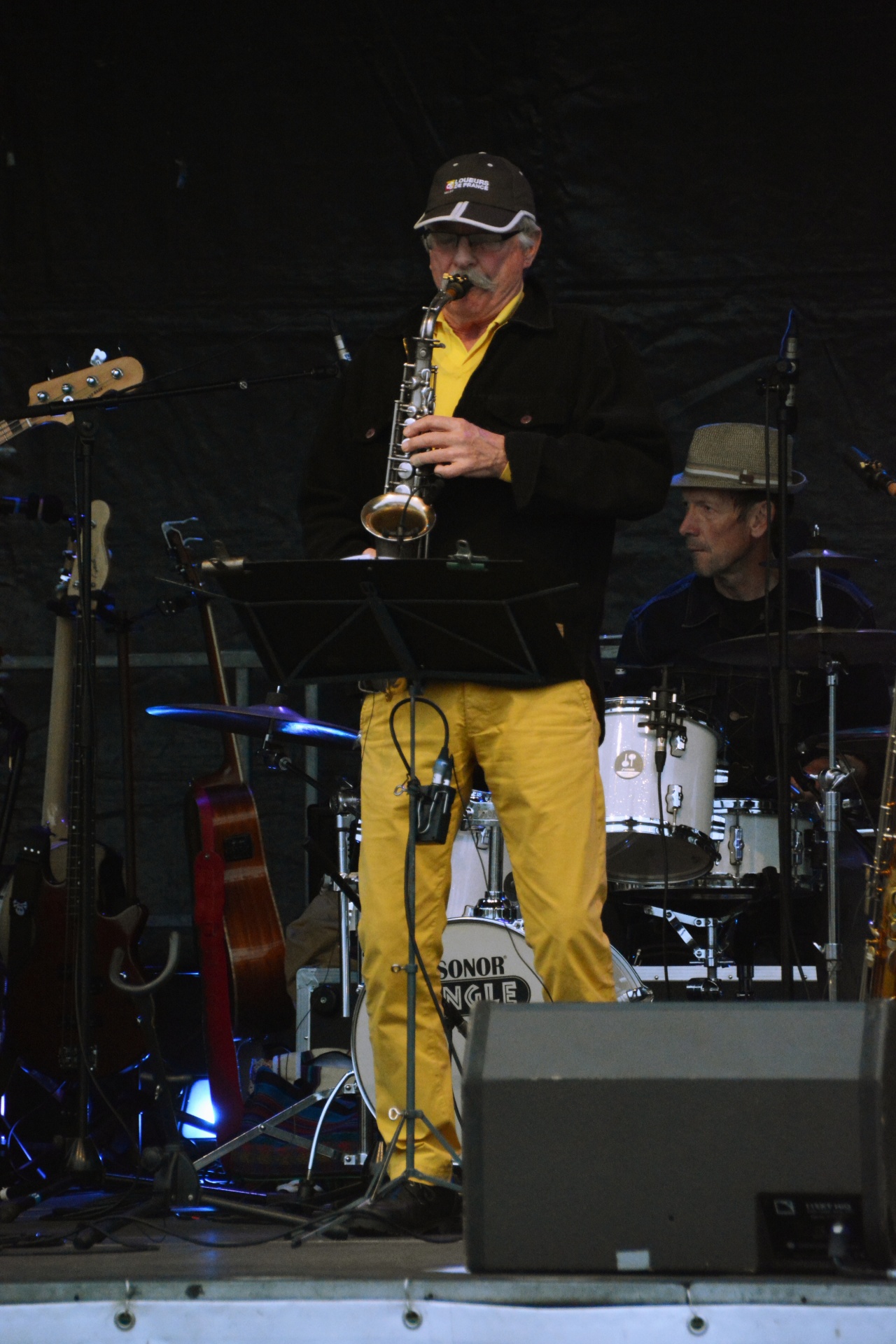 musician sax concert free photo