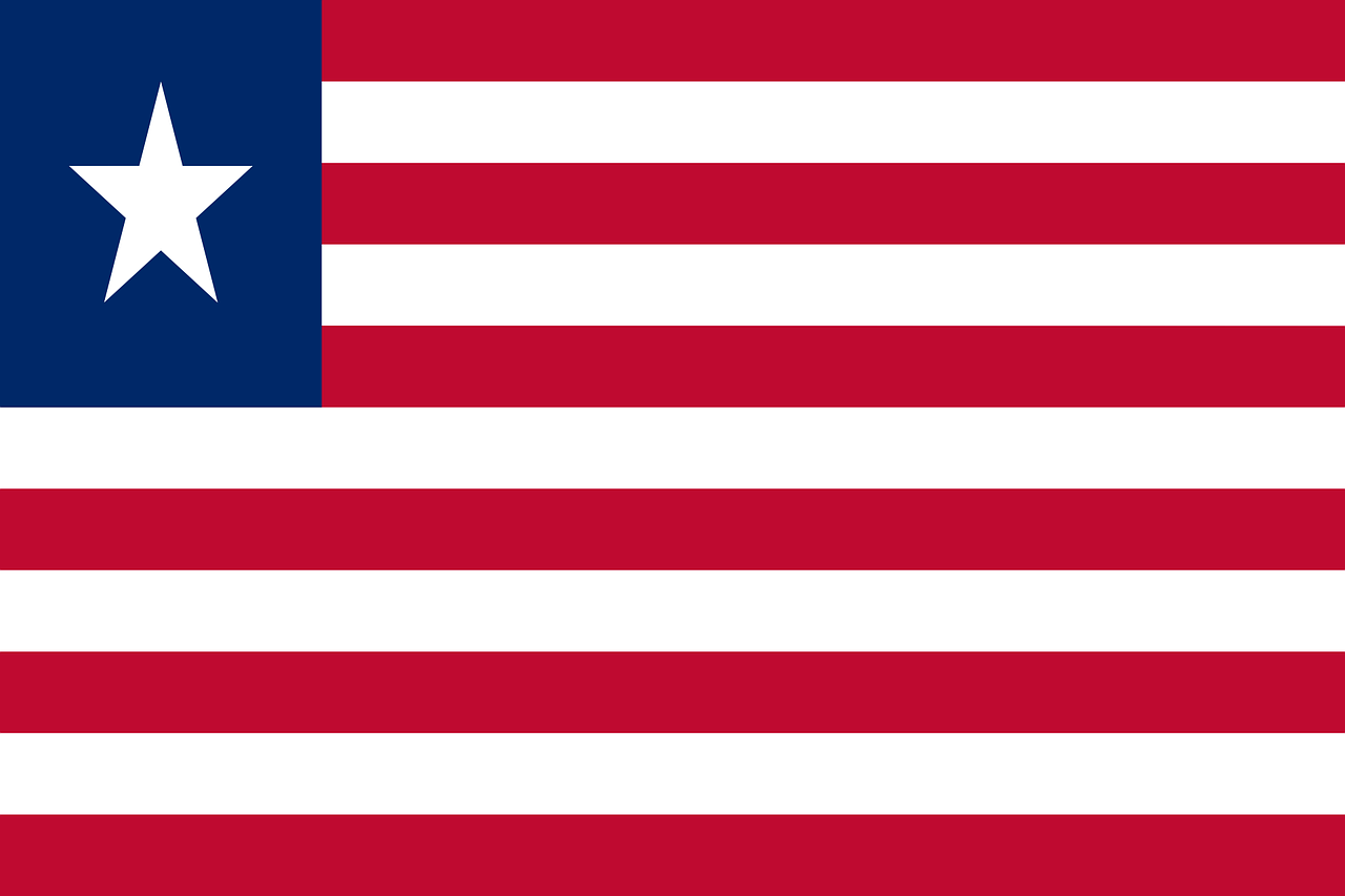 liberia flag national flag free photo