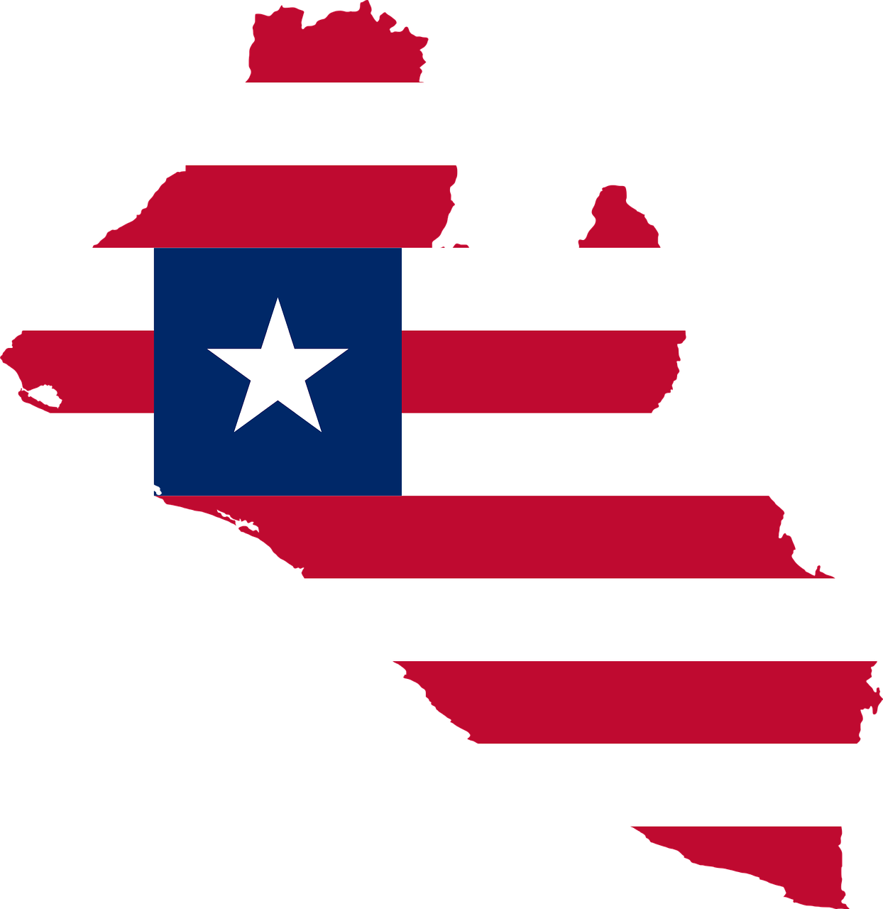 liberia flag map free photo