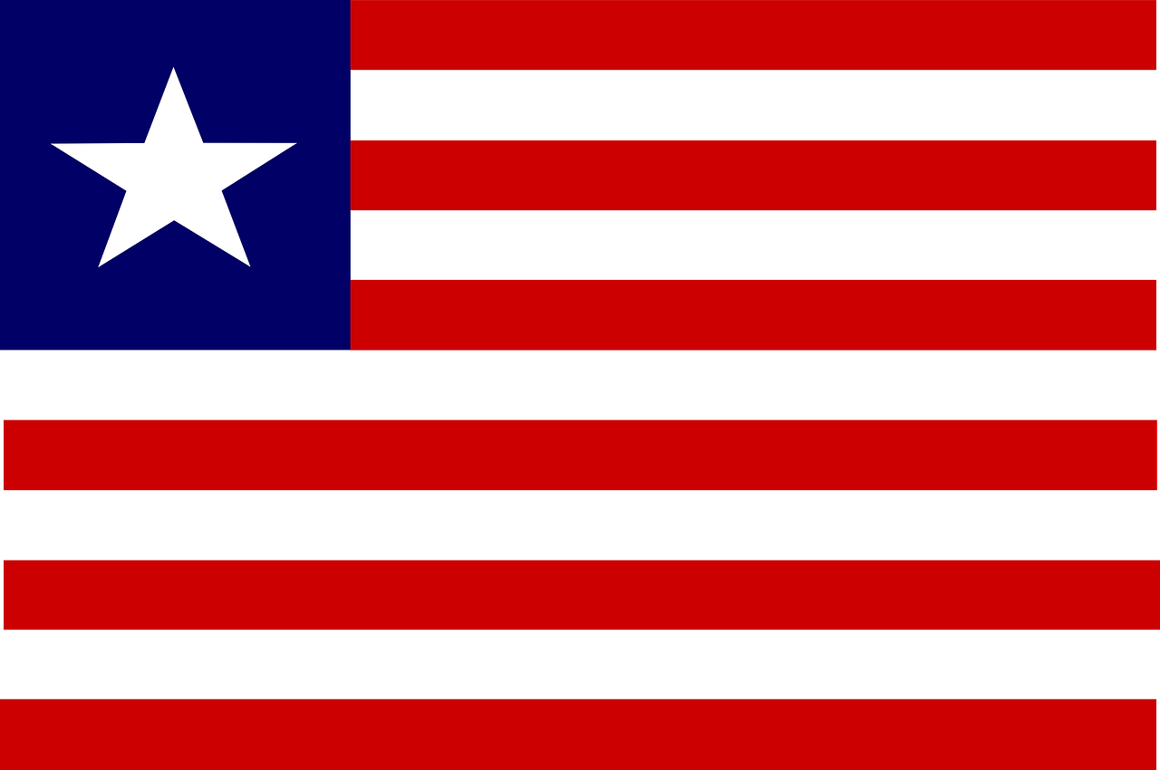 liberia flag national free photo