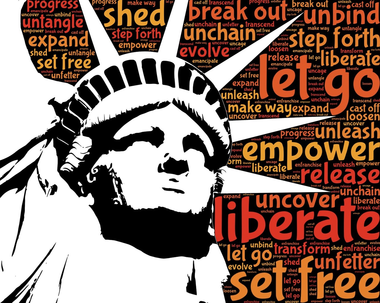 liberty statue liberation free photo