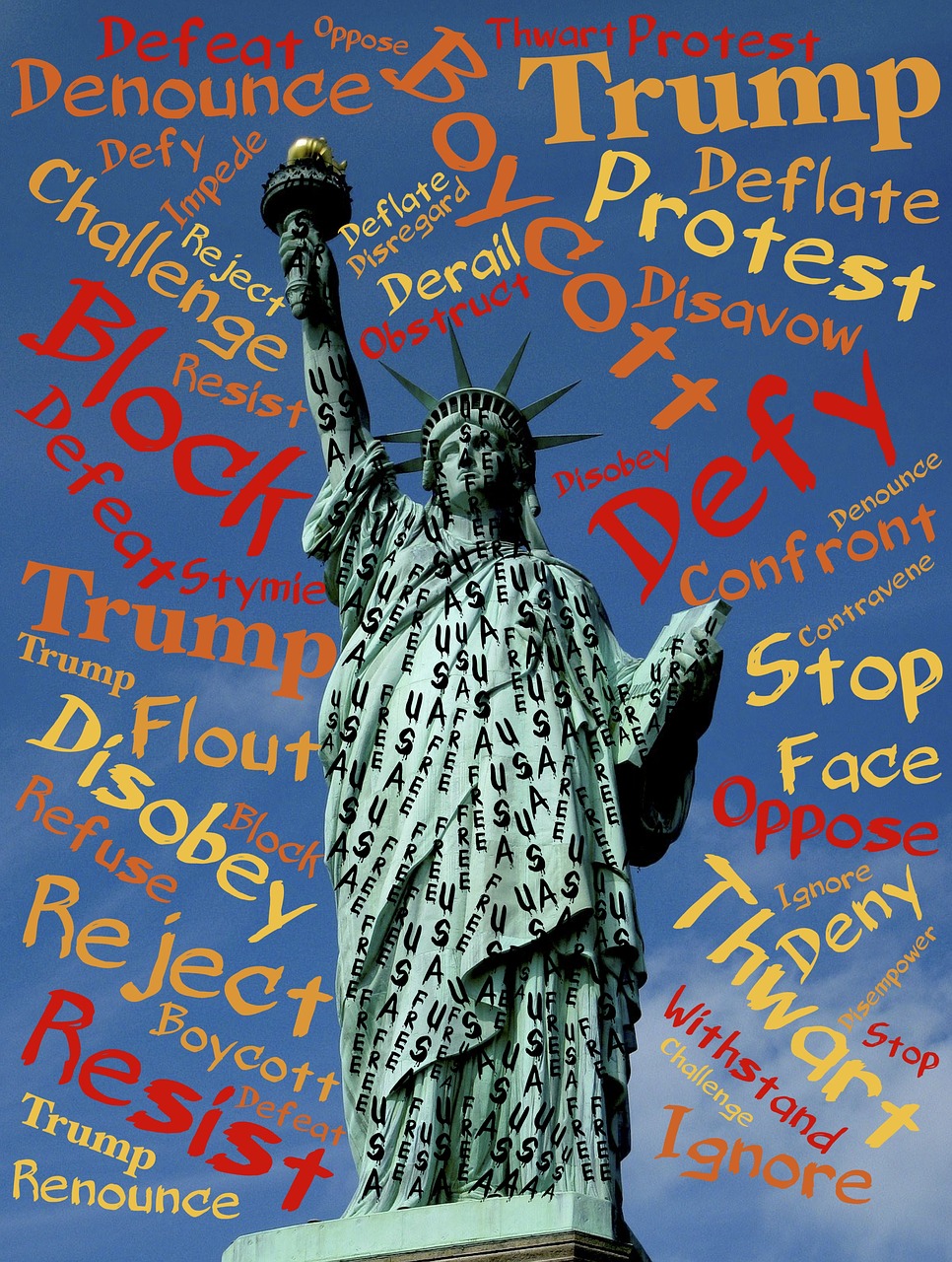 liberty statue defy free photo