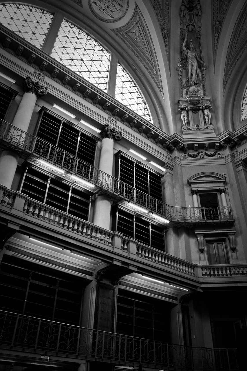 library  architecture  places free photo