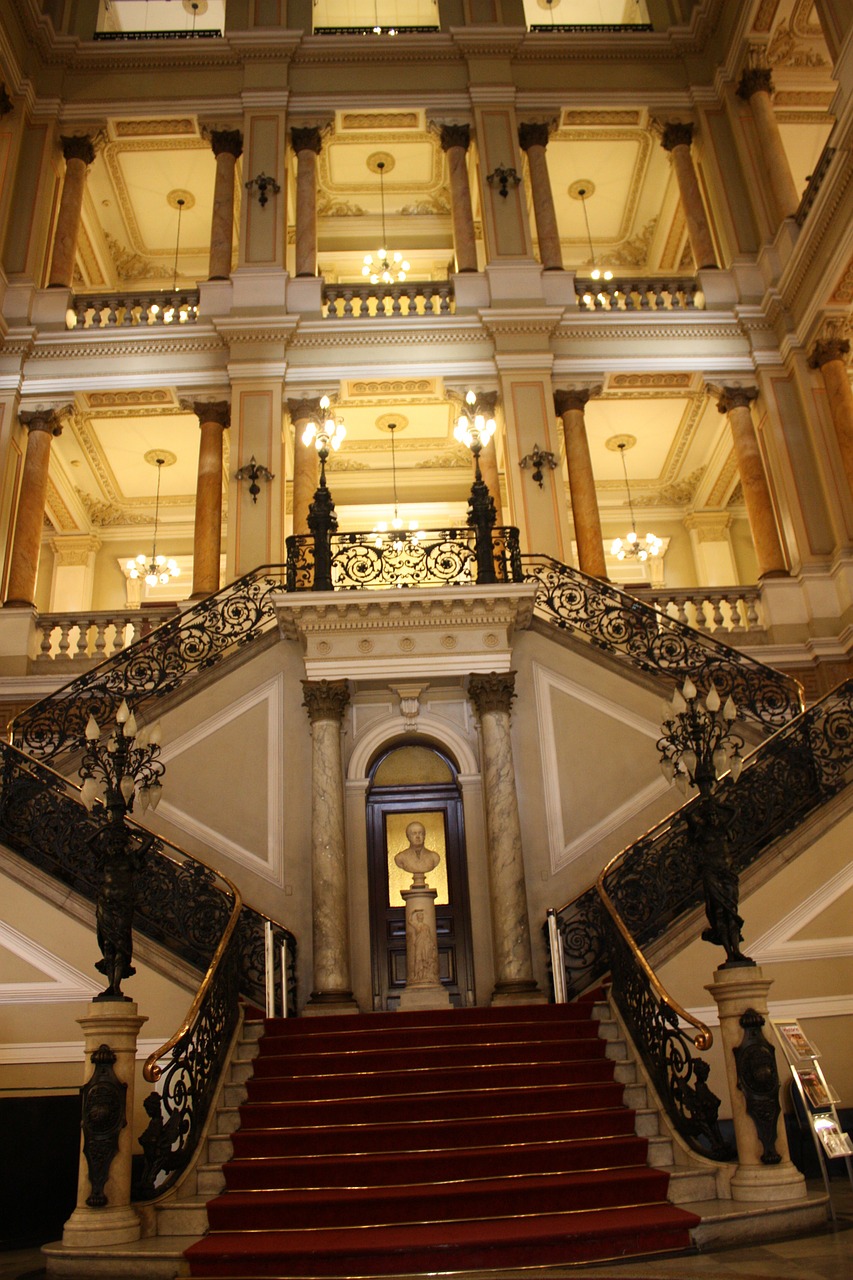 library brazil rio de janeiro vacation free photo