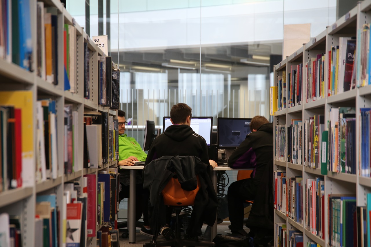 library  study  books free photo