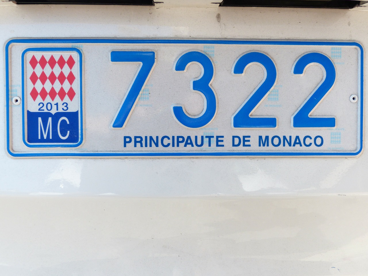 license plate monaco auto free photo