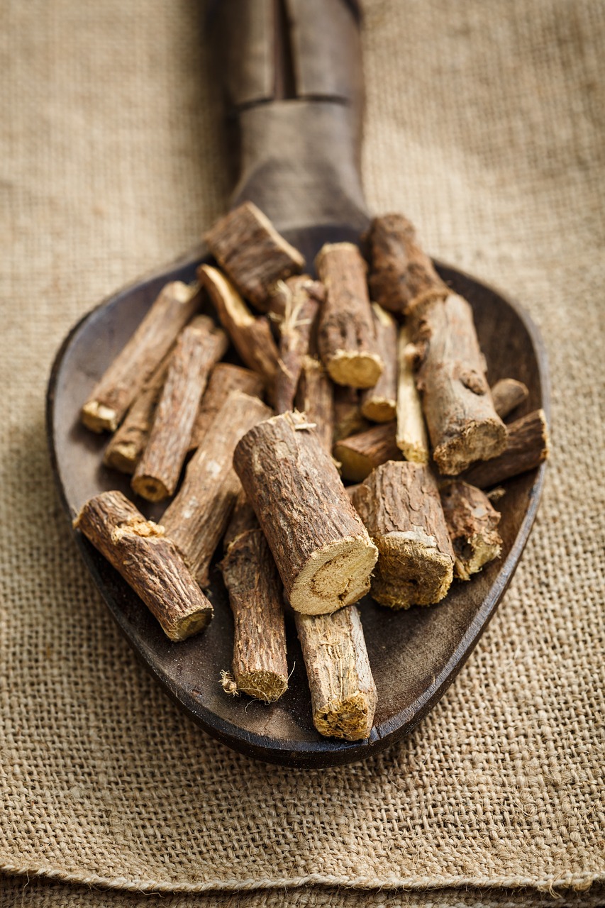 licorice root herbal free photo