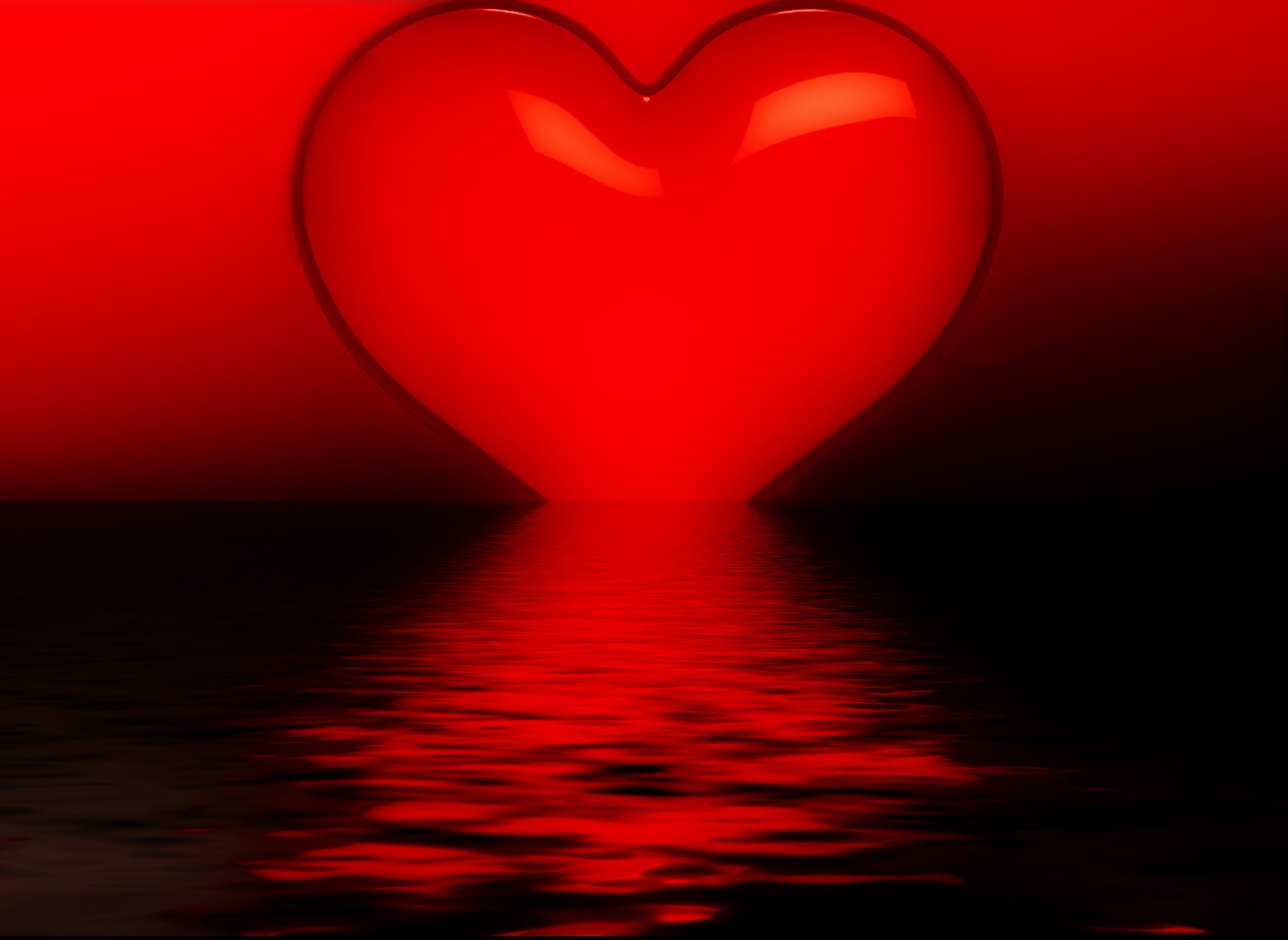 heart red love free photo