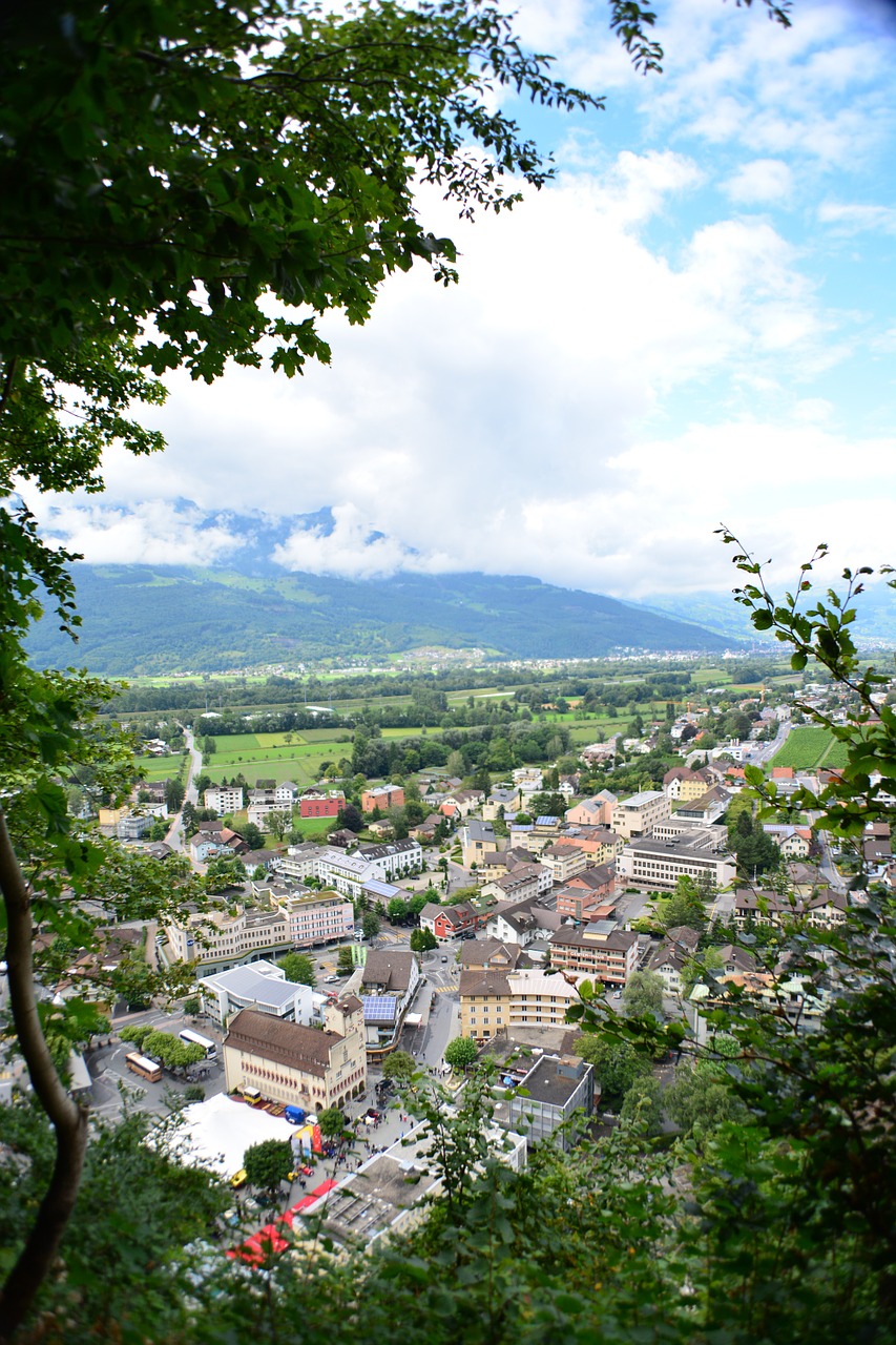 liechtenstein city buildings free photo