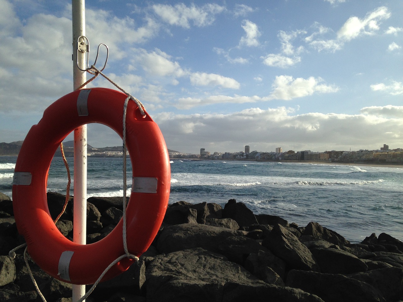 life guard beach watch free photo