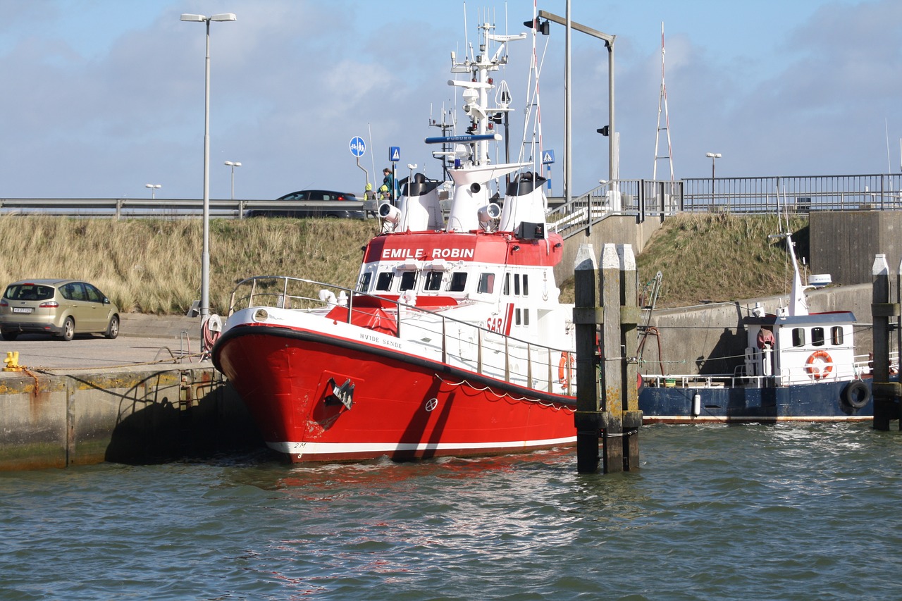 lifeboat port denmark free photo