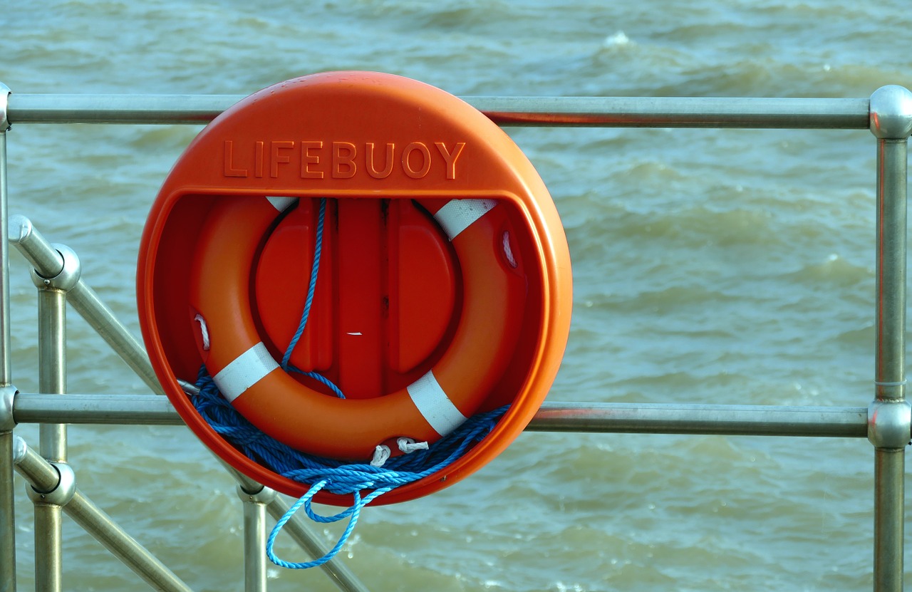 lifebuoy rescue help free photo