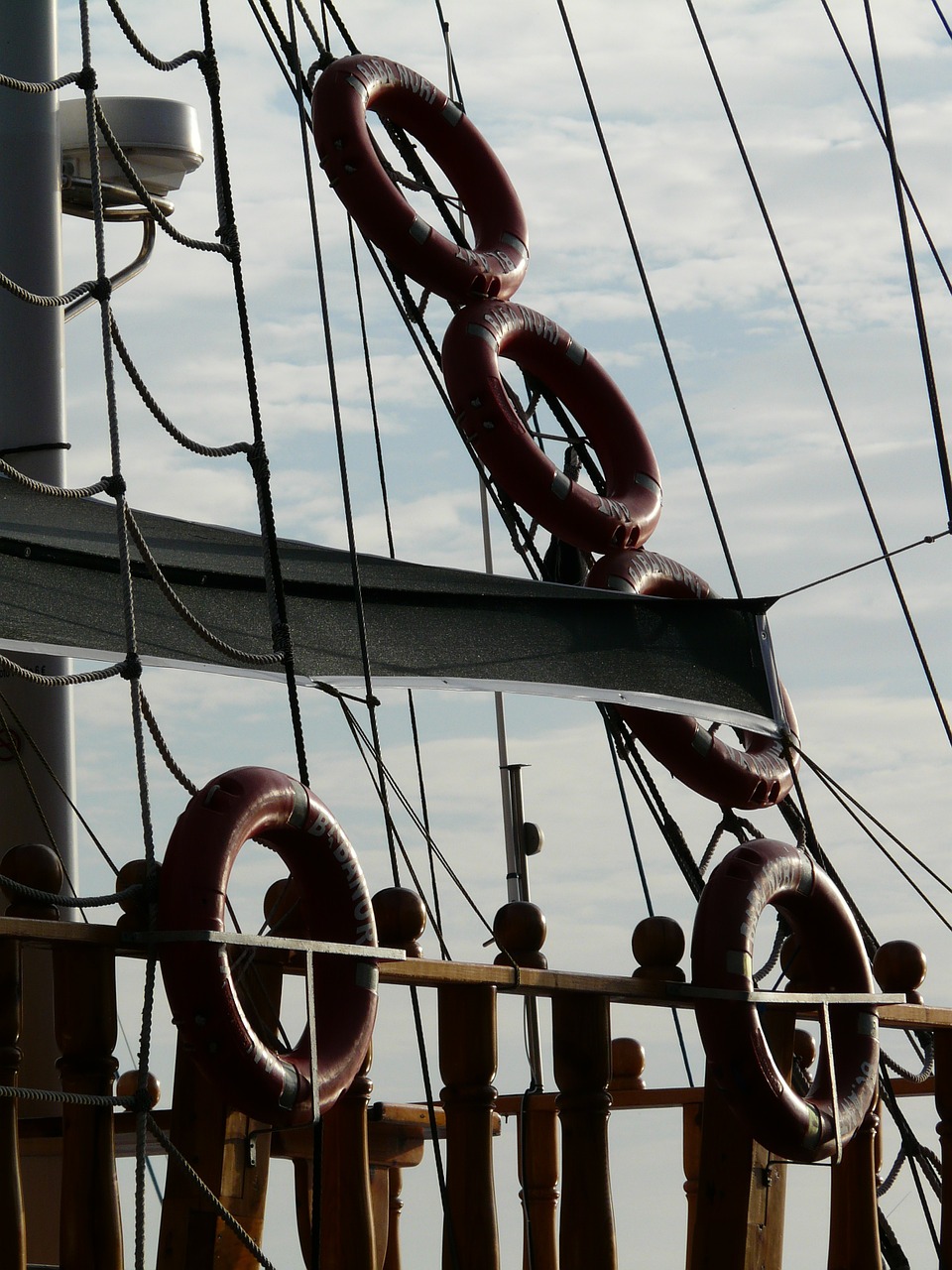 lifebuoys boot ship free photo