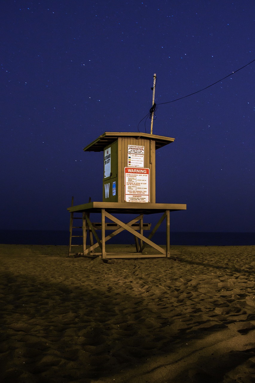 lifeguard beach sand free photo