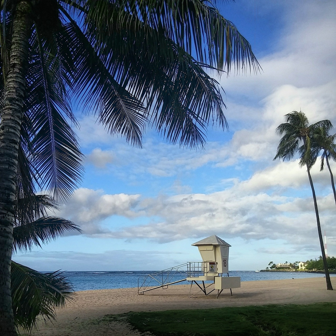 lifeguard beach ocean free photo