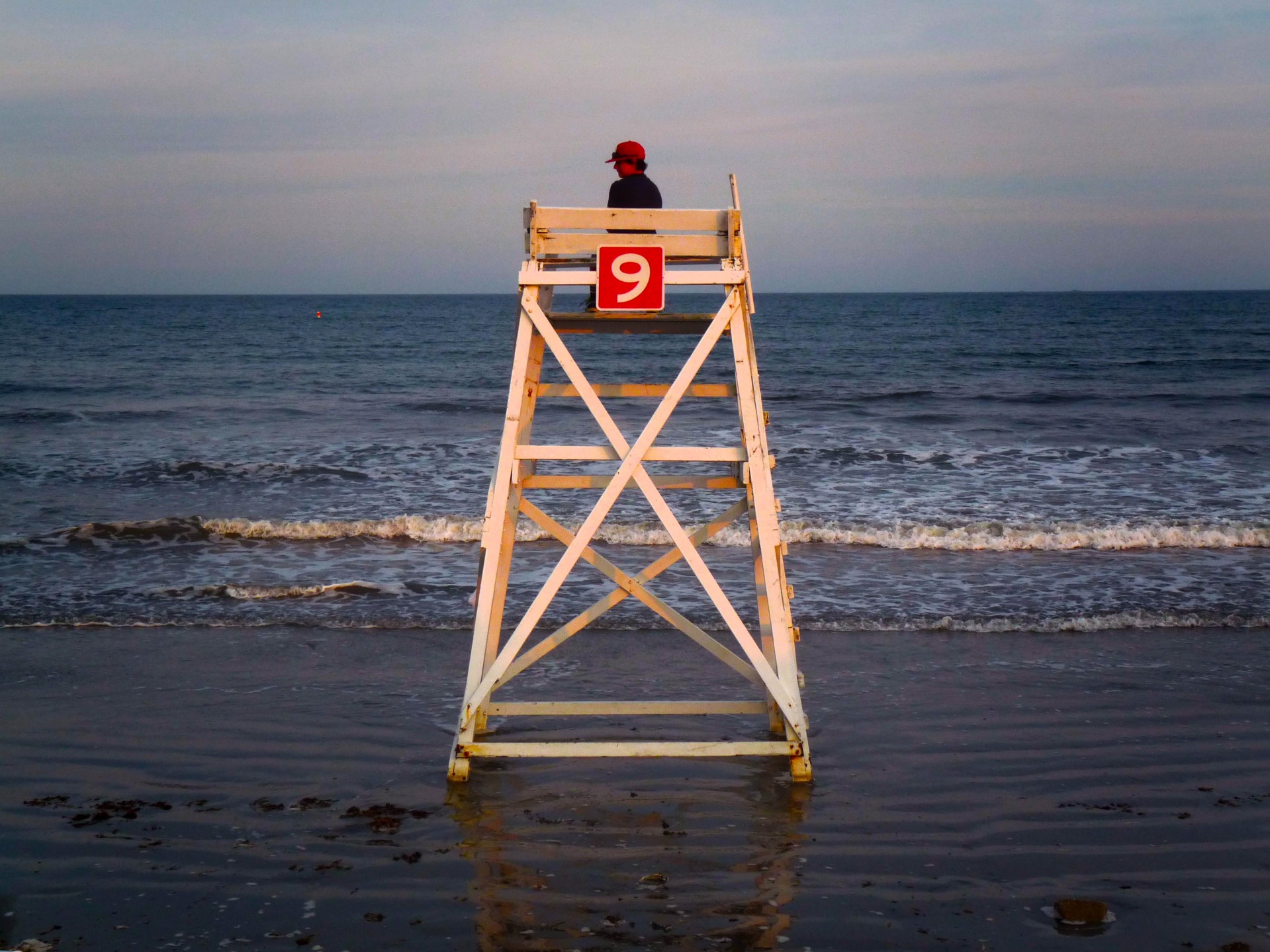 lifeguard chair beach free photo