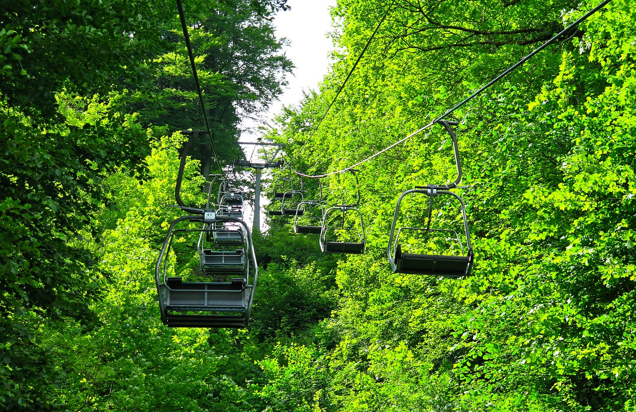 lift chairlift mountain railway free photo