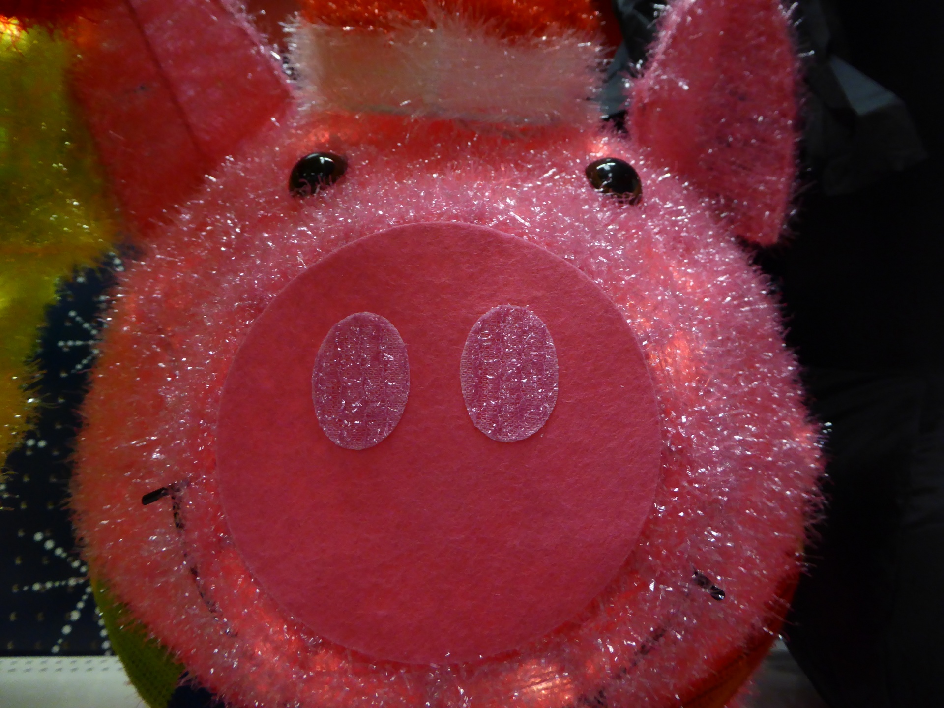 pig pink pig christmas free photo