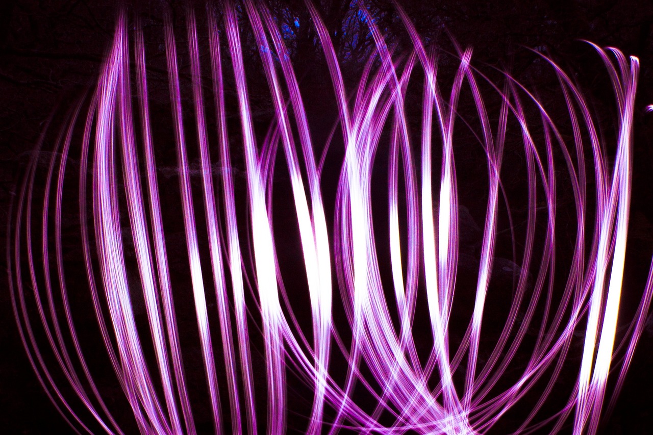 light trail outdoor free photo