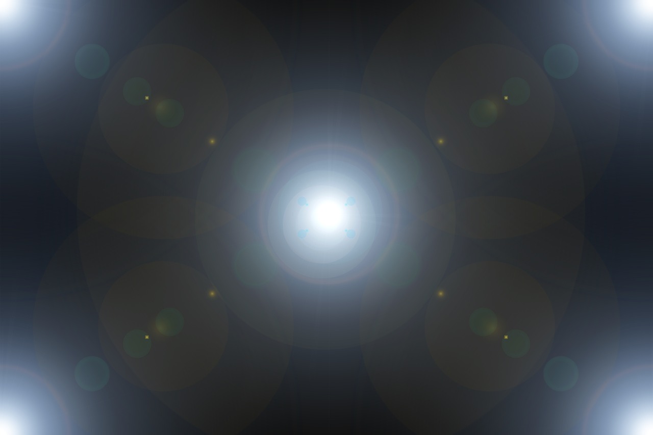 light lichtreflex circles of light free photo
