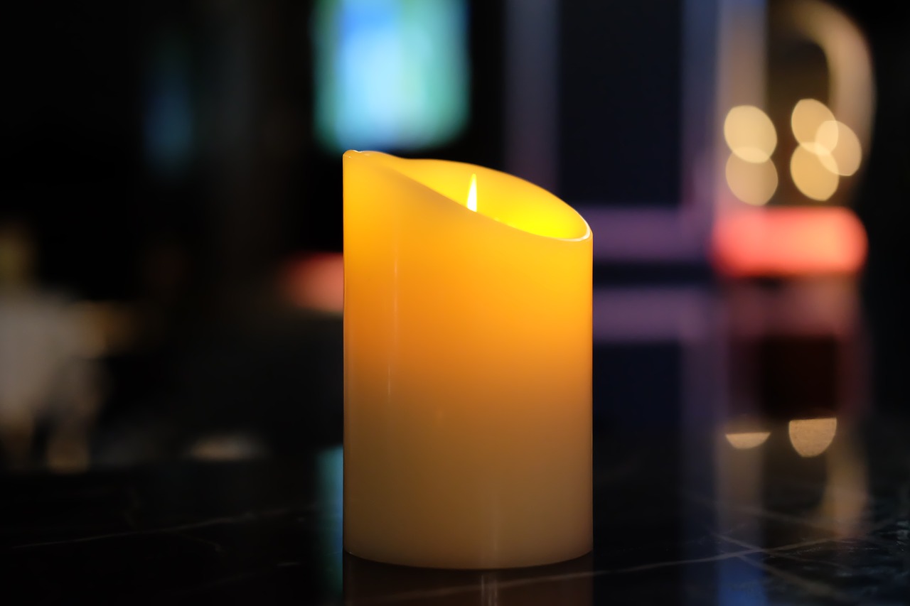 light candle night free photo