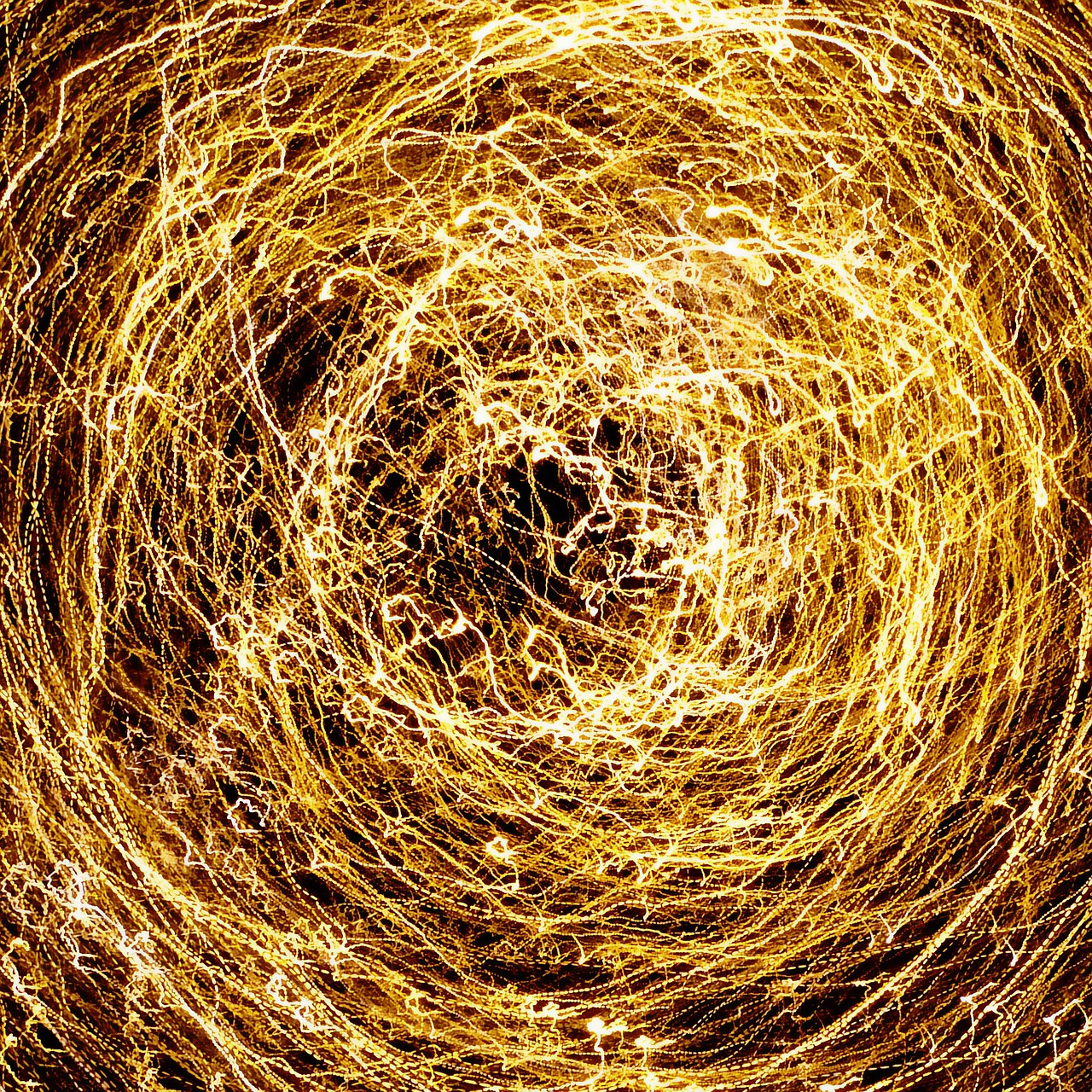 light vortex at night free photo