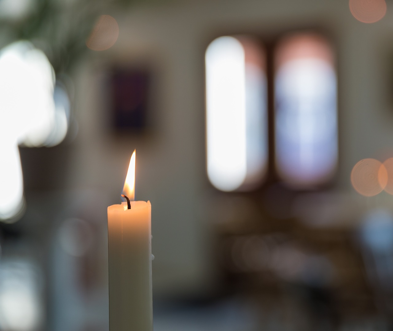 light candles bokeh free photo