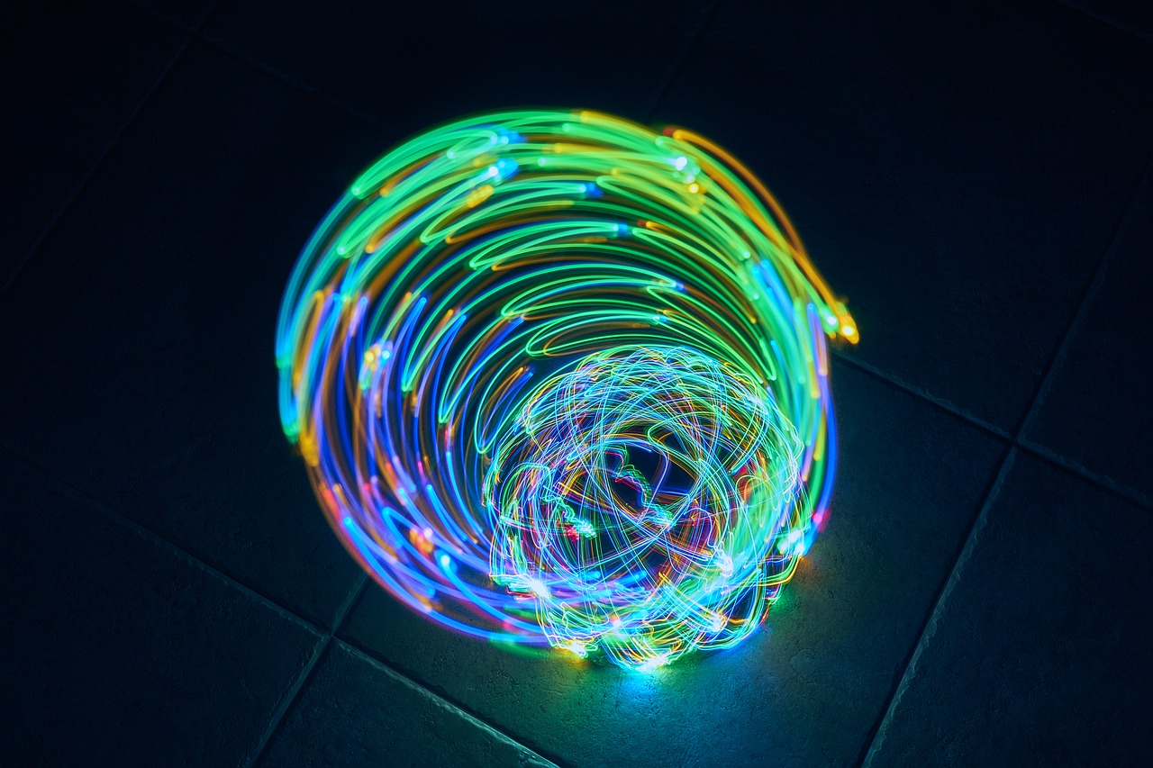 light painting color free photo
