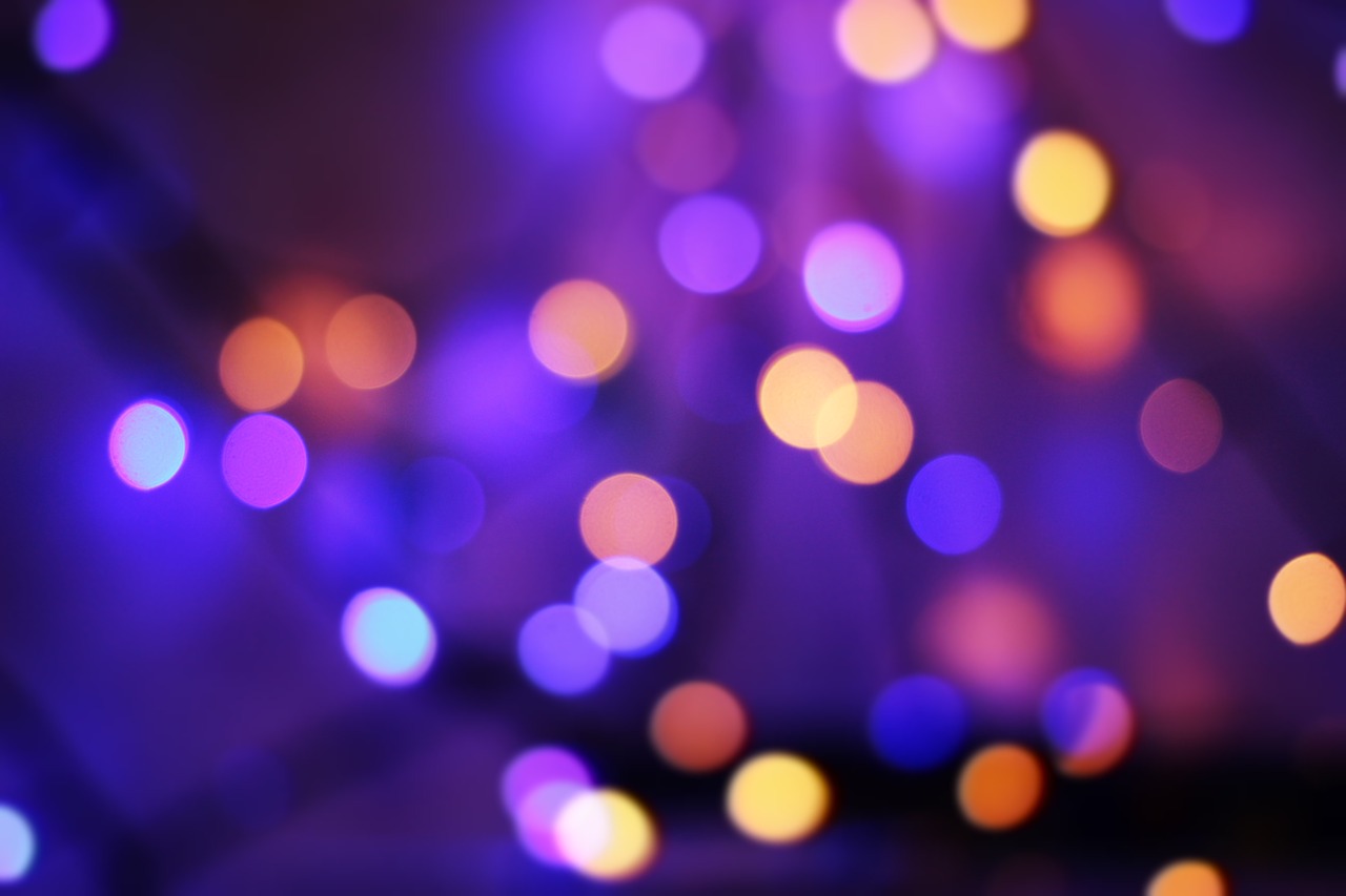 light bokeh violet free photo