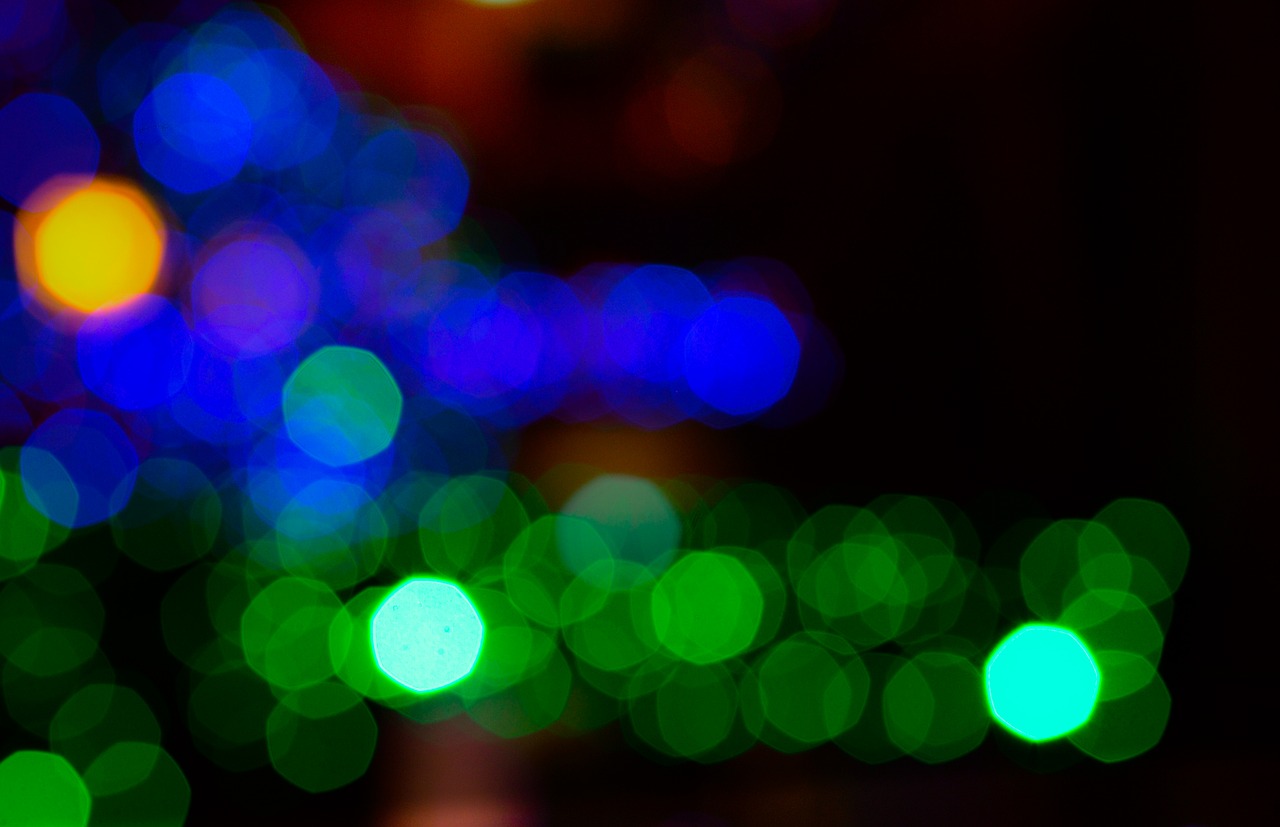 light bokeh colors free photo