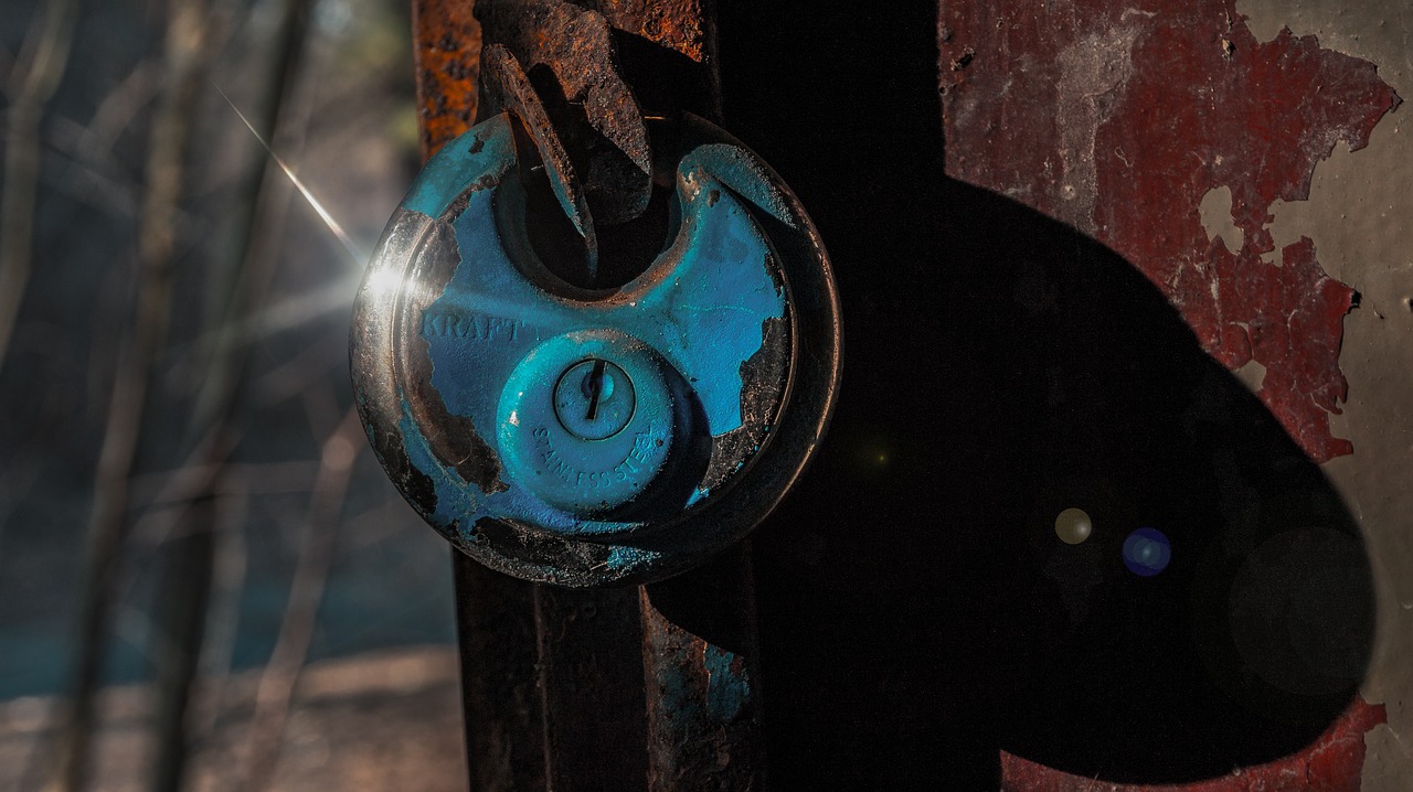 light  shadow  padlock free photo