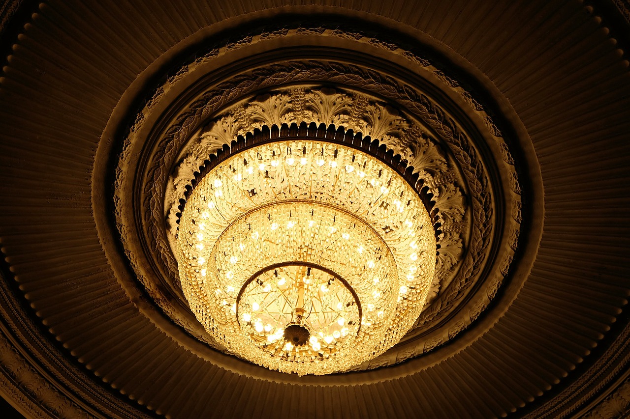 light  chandelier  architecture free photo