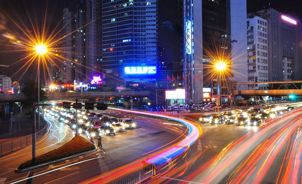 light traffic shenzhen free photo