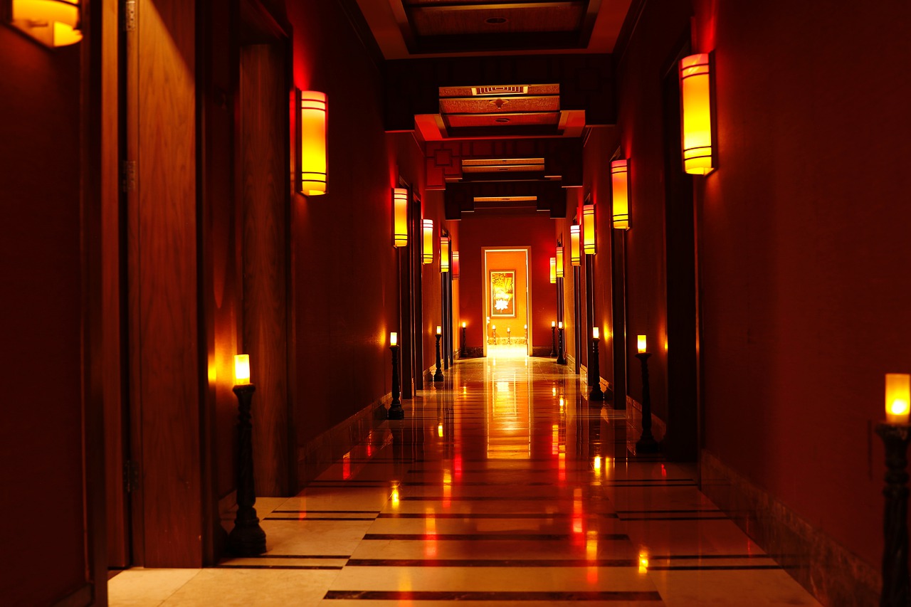 light  lamp  corridor free photo