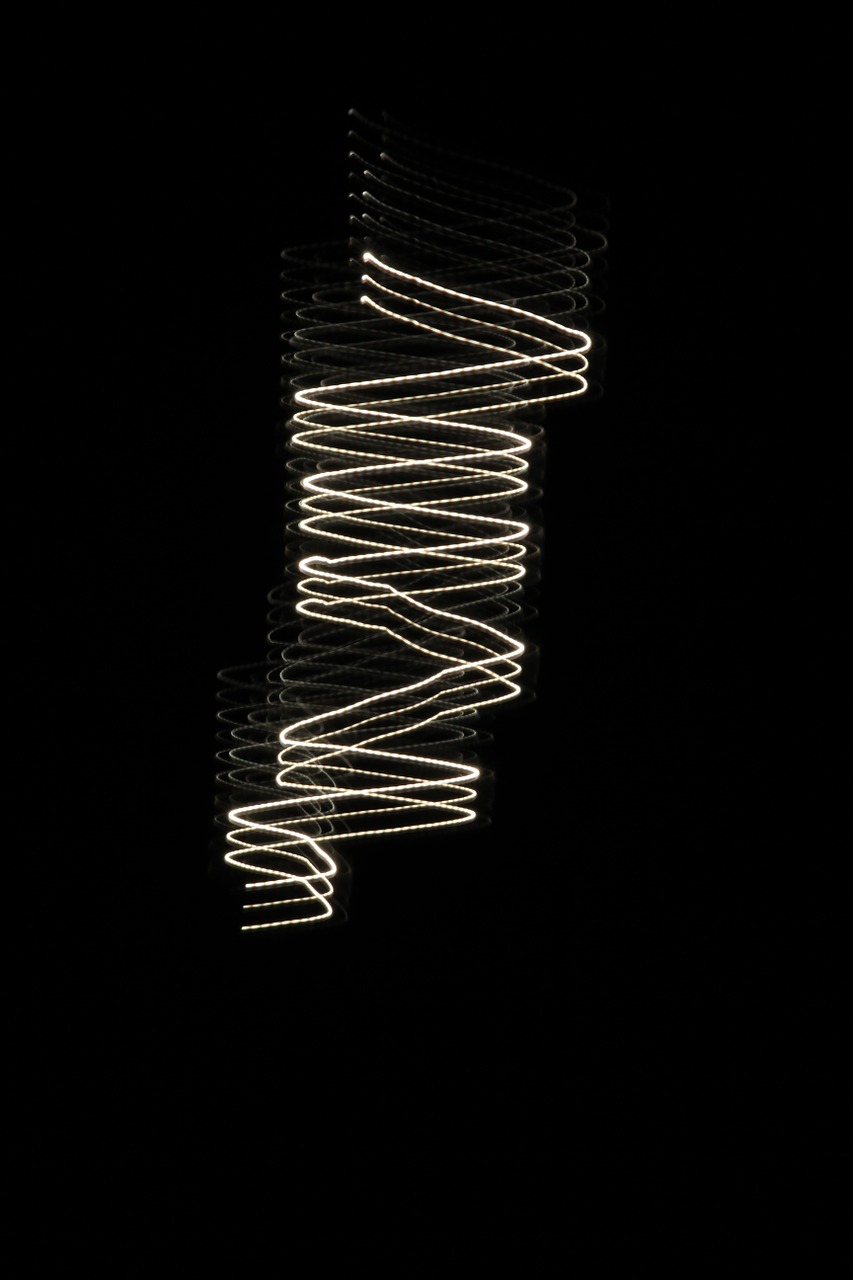 light spiral darkness free photo