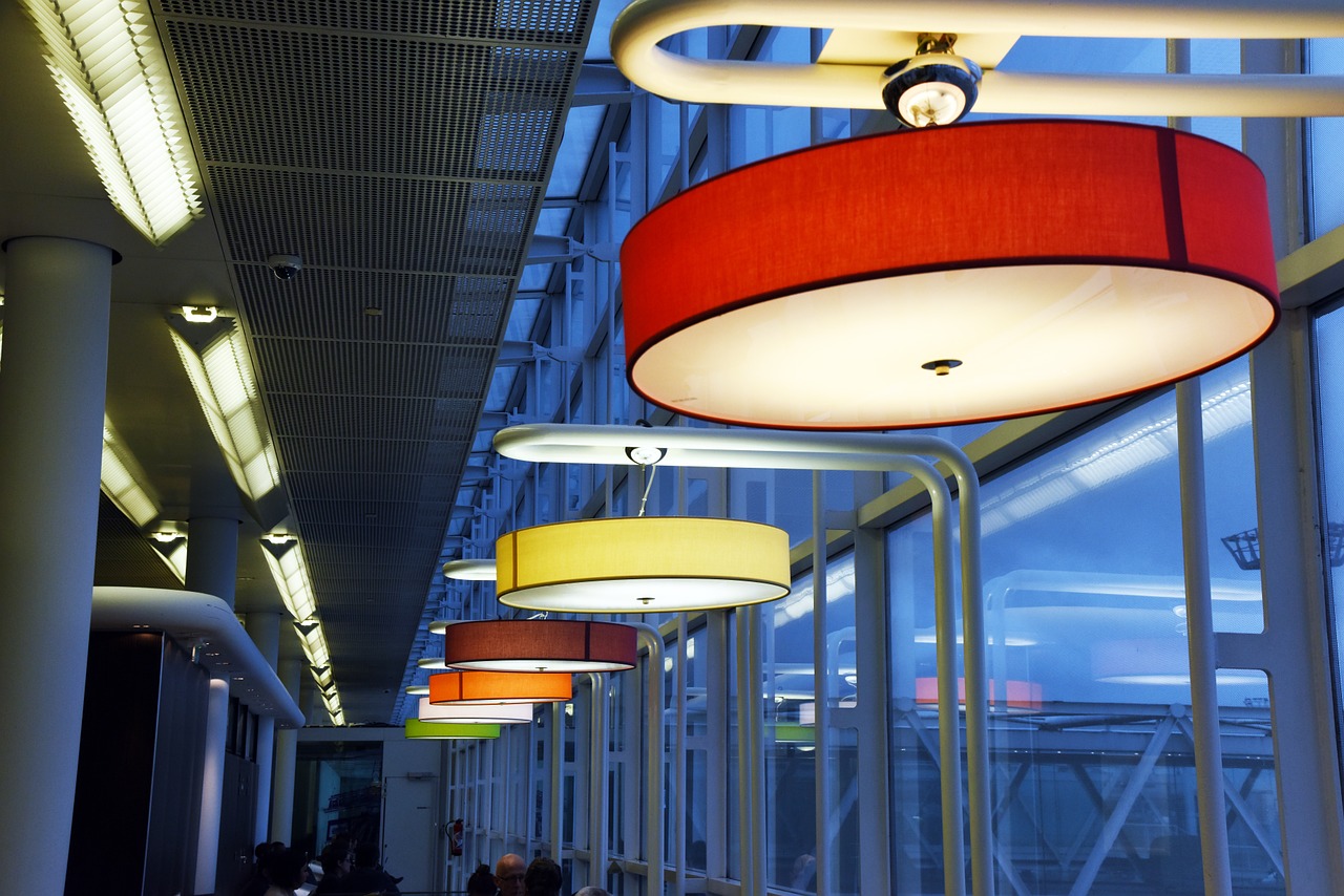 light lamps orly airport free photo